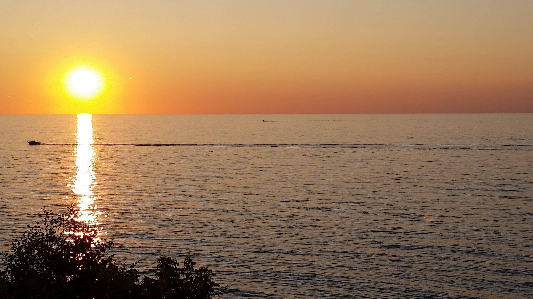 Sunset over Lake Erie